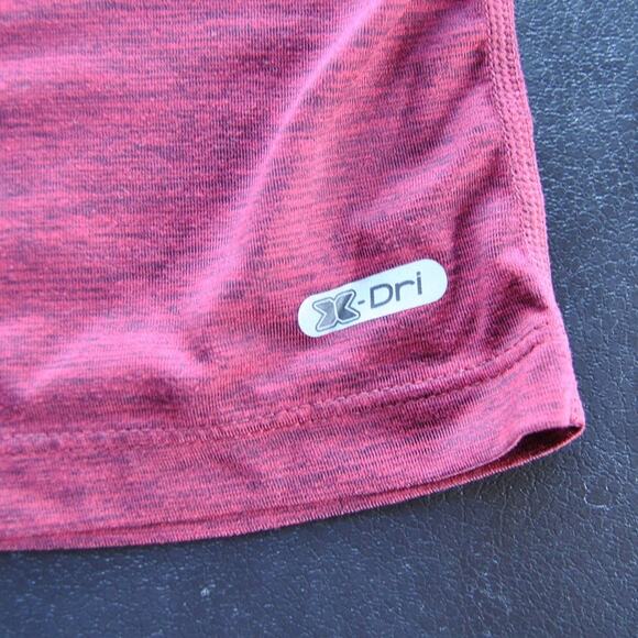 RBX Medium Red/Maroon Active Short Sleeve Shirt - Picture 5 of 5